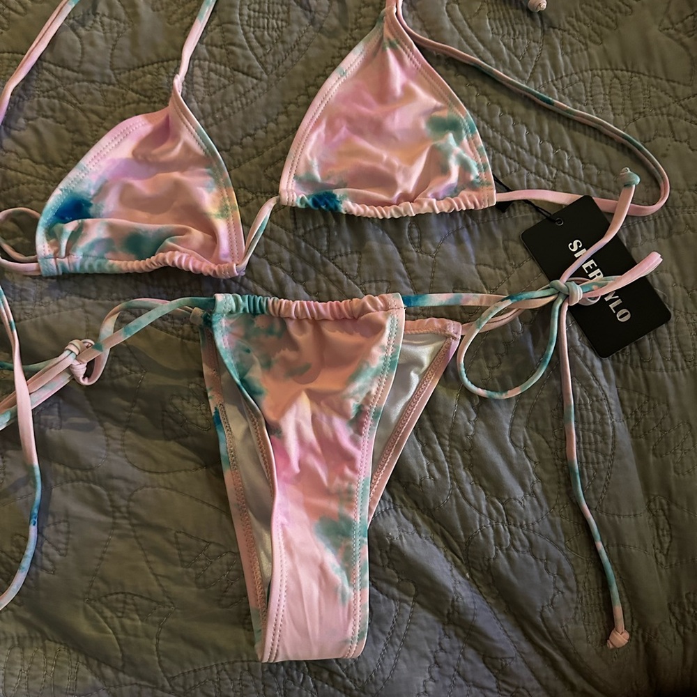 Sheryloo Tie Die bikini.